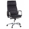 Black Professional Executive Chair VILLA 20 with quilted cover and chromed armrests by hjh OFFICE