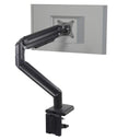 Black Monitor Mount VM-MG1S with articulated arm and desk mount by hjh OFFICE