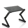 Desk Pad VM-SA II in black with perforated shelf and adjustable frame by hjh OFFICE