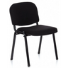 Black four-legged chair XT 600 SW with padded seat and backrest by hjh OFFICE