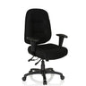 Black Professional Office Chair ZENIT XXL with padding and armrests by hjh OFFICE