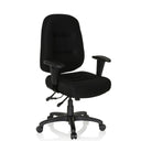 Black Professional Office Chair ZENIT XXL with padding and armrests by hjh OFFICE